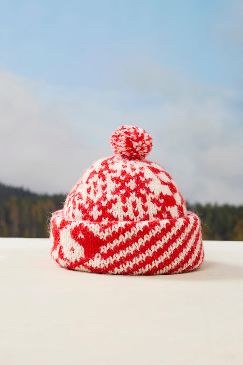 Anthropologie Laura Dalgaard Patterned Beanie Pattern for Nordic Mix Hat – Laura Dalgaard Knit main image 2