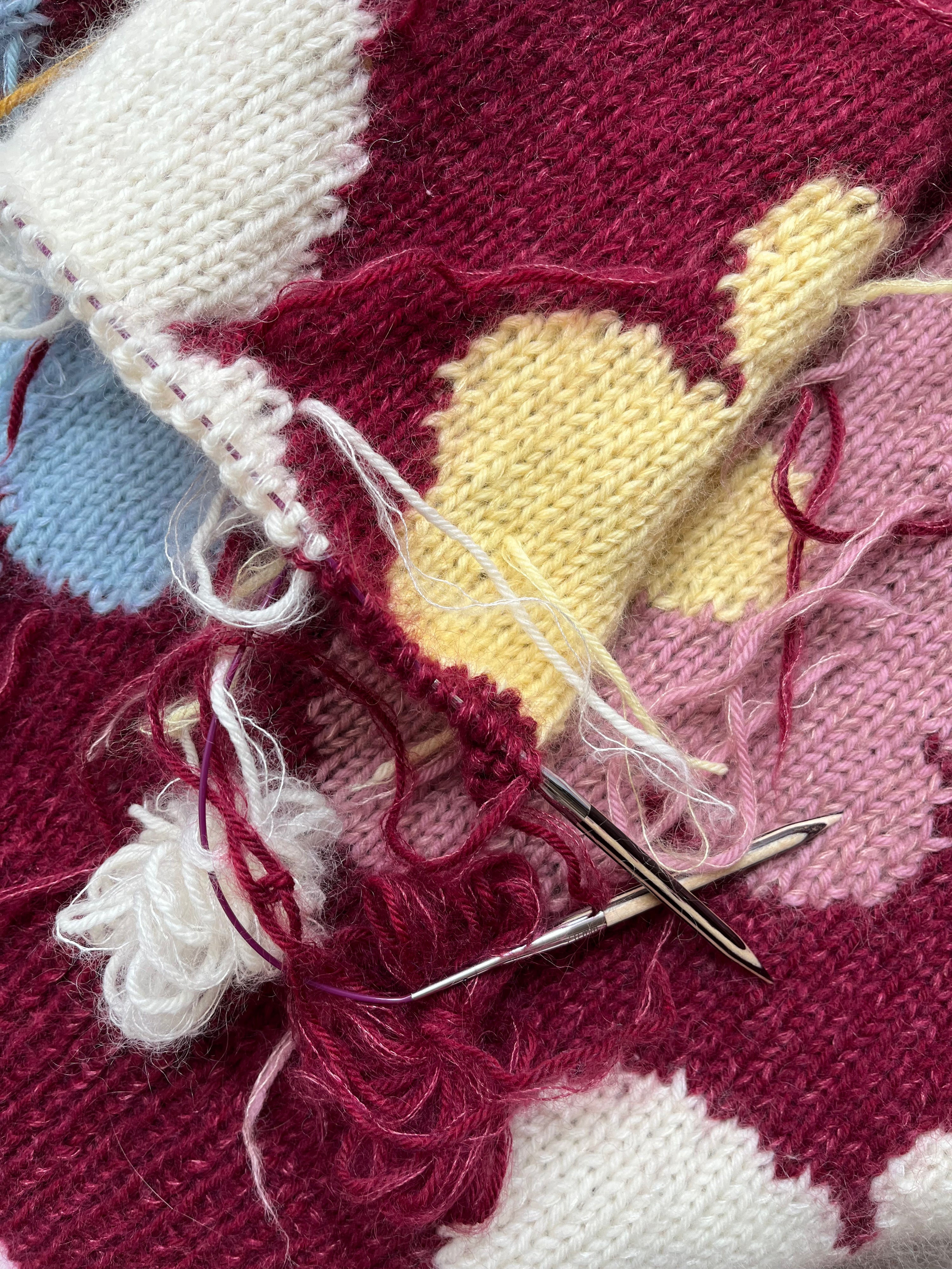 Intarsia workshop: Landscape Scarf
