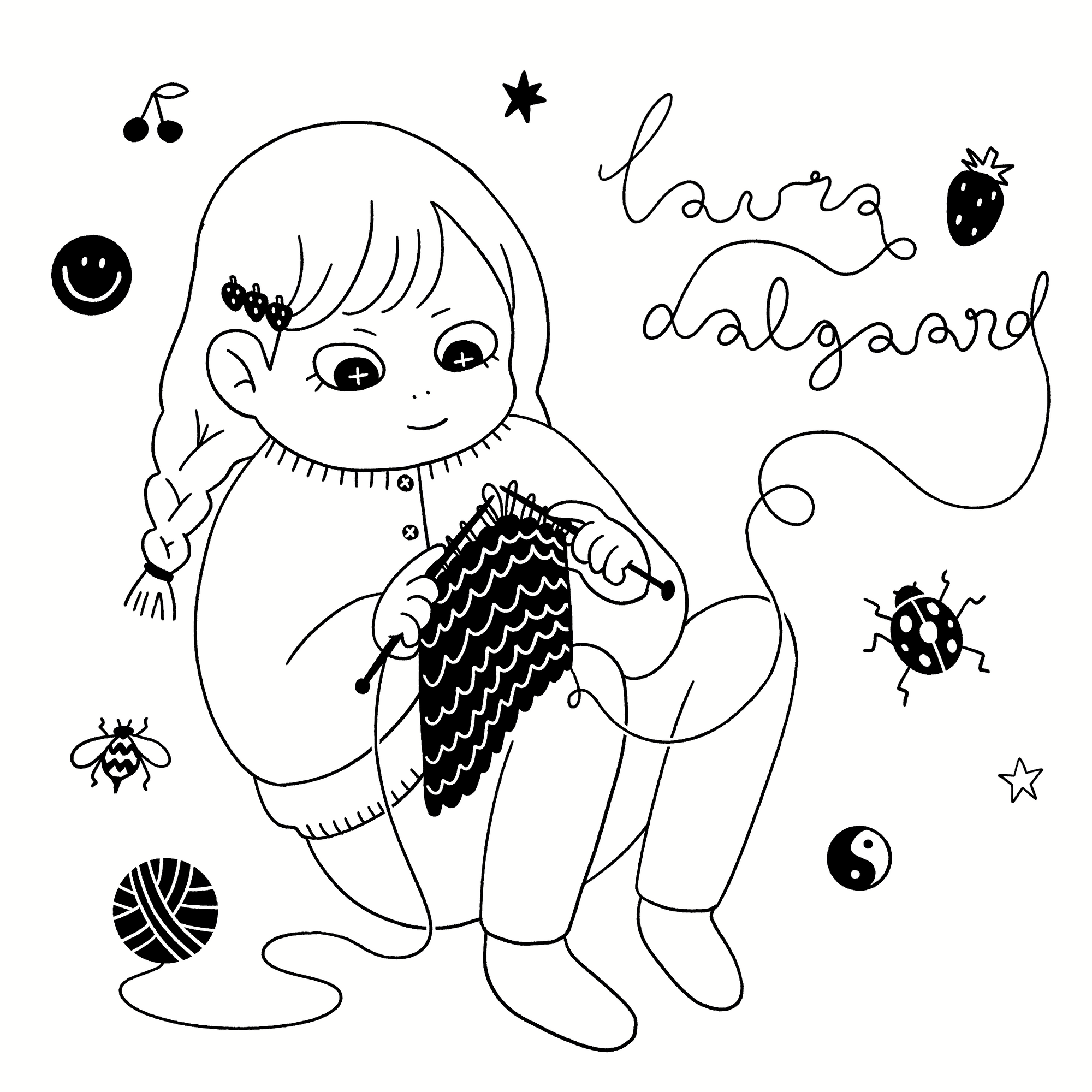 Laura Dalgaard Knit Tote Bag