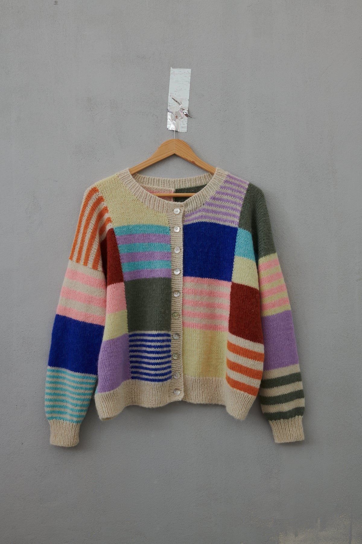 Pattern for Patchwork cardigan