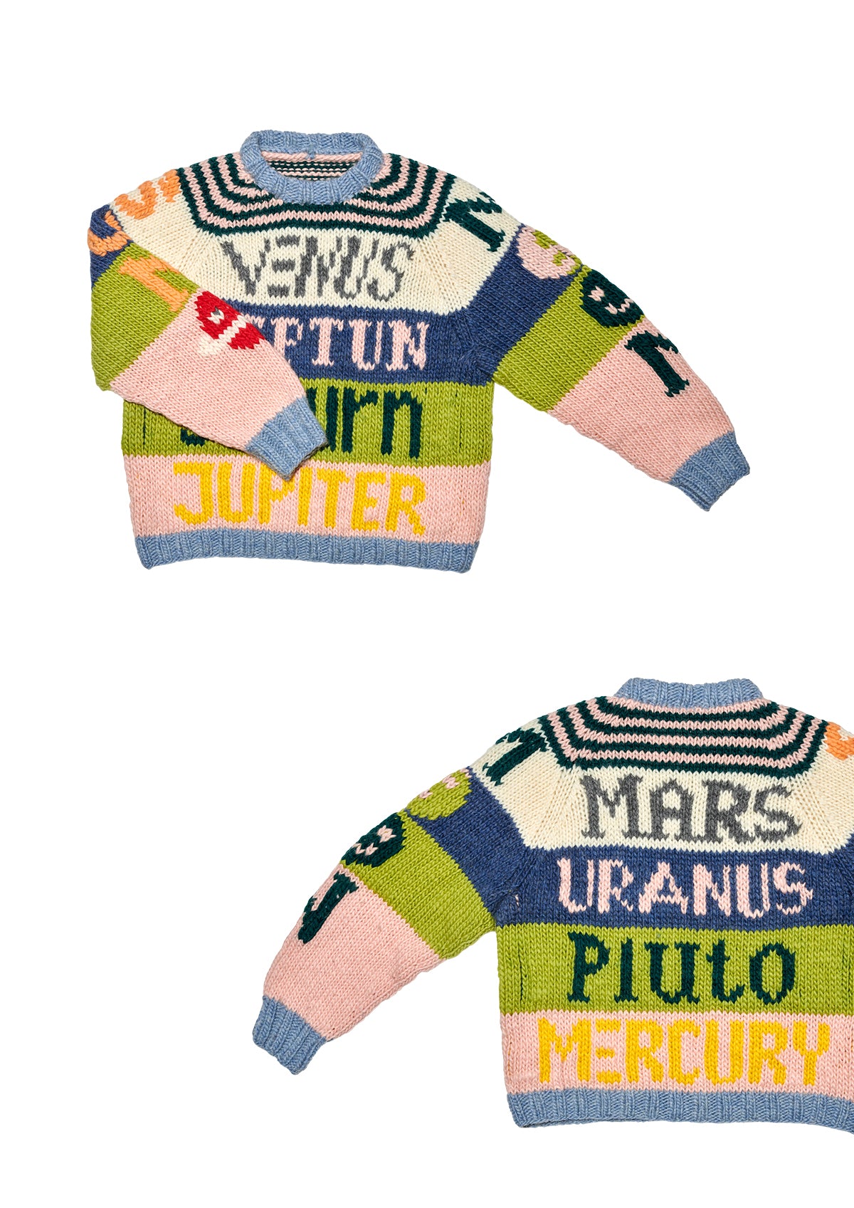 Pattern for Planet sweater - version 2